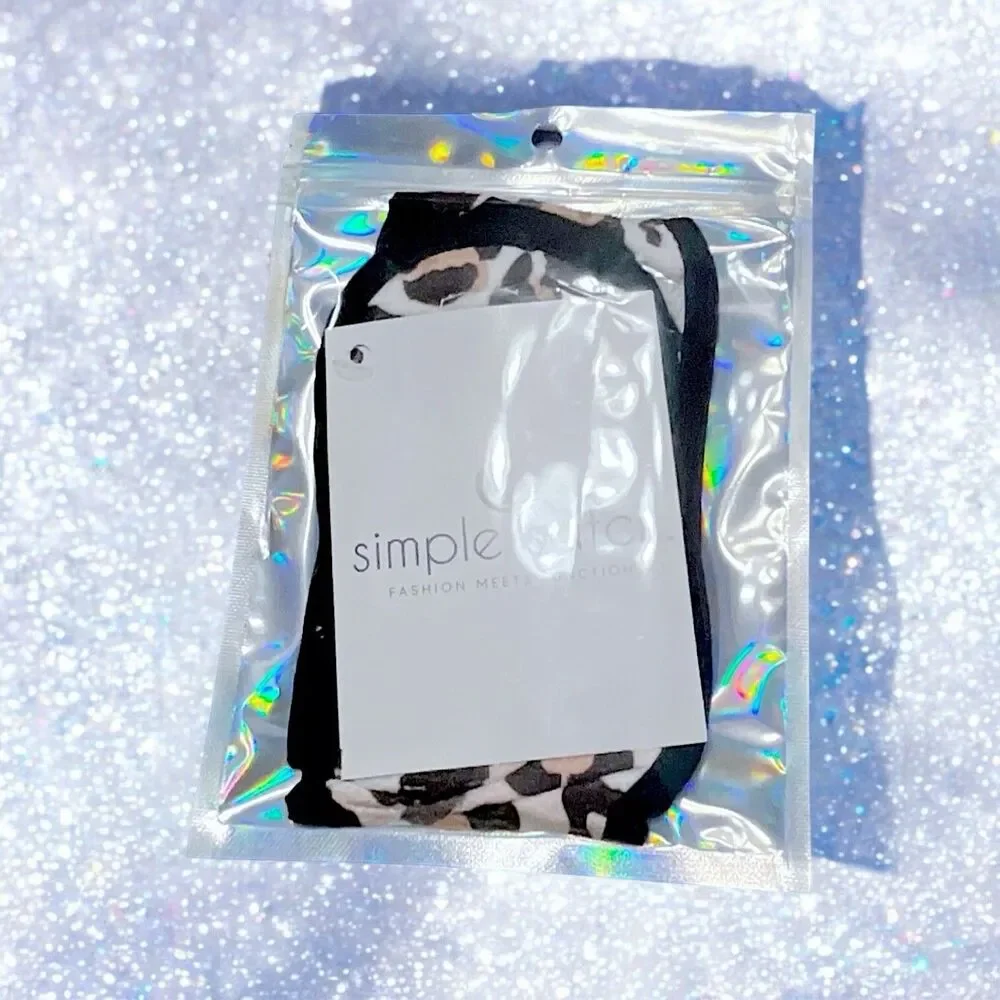 SIMPLE SATCH Spa Headband In Leopard Brand New In Package